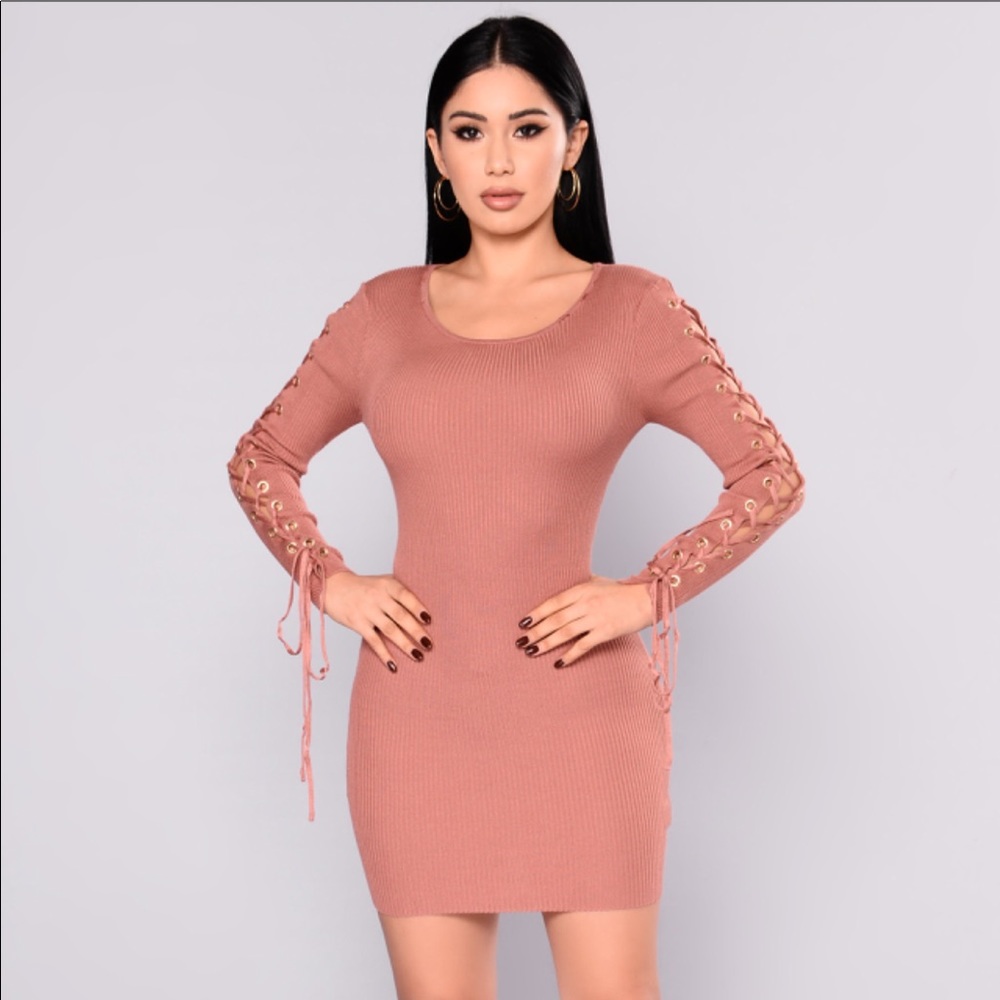 Layne Lace Up Dress